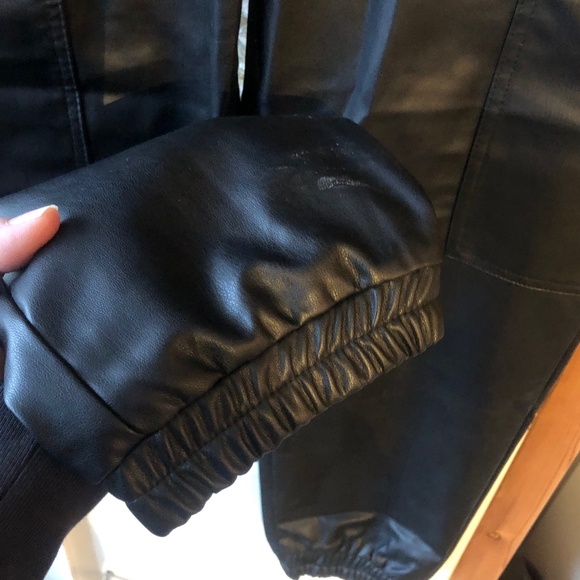ZARA Faux Leather Pants. Size S - Picture 4 of 10